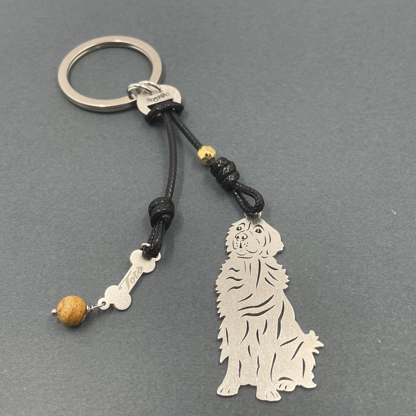 Golden Retriever Keychain