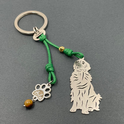 Golden Retriever Keychain