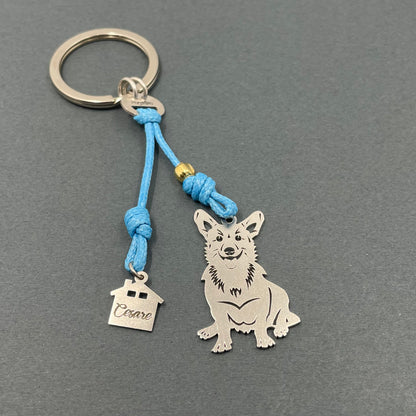 Corgi Keychain